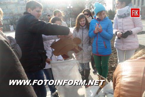 Кировоград: огромный пазл в центре города (ФОТО)