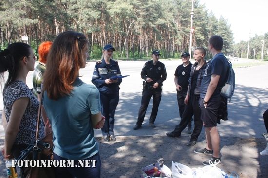 У лісопарковій зоні в місті Кропивницький відбувся рейд 