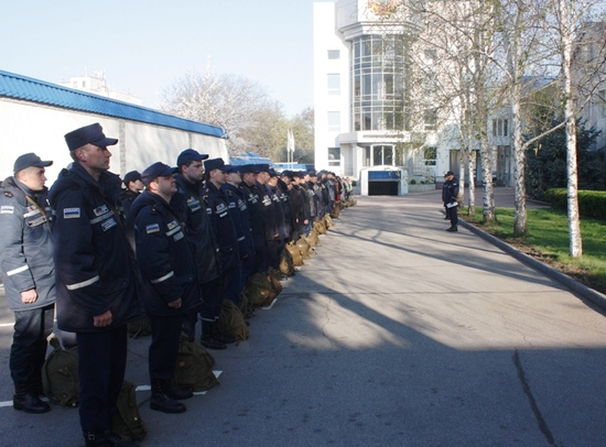 11 квітня особовому складу Управління та підпорядкованих підрозділів було оголошено сигнал «Збір-Аварія». Весь особовий склад прибув у визначені місця збору у встановлені терміни.