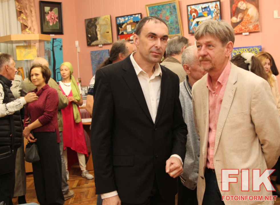 Відкриття виставки «На боці світла» у Музеї мистецтв Кропивницького, фото Ігоря Філіпенка