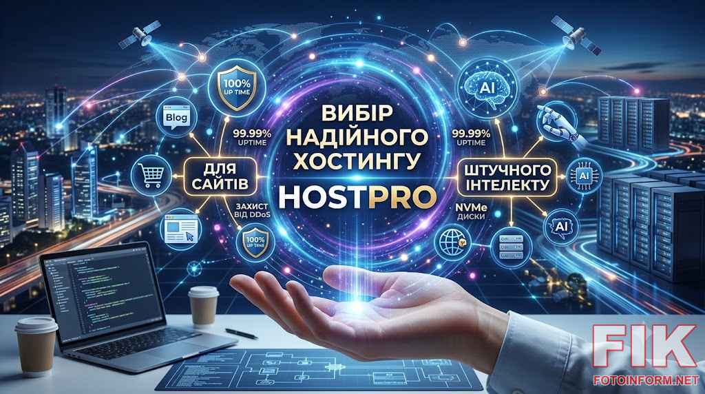 Вибір надійного хостингу Hostpro для сайтів та штучного інтелекту — порівняння параметрів та тарифів