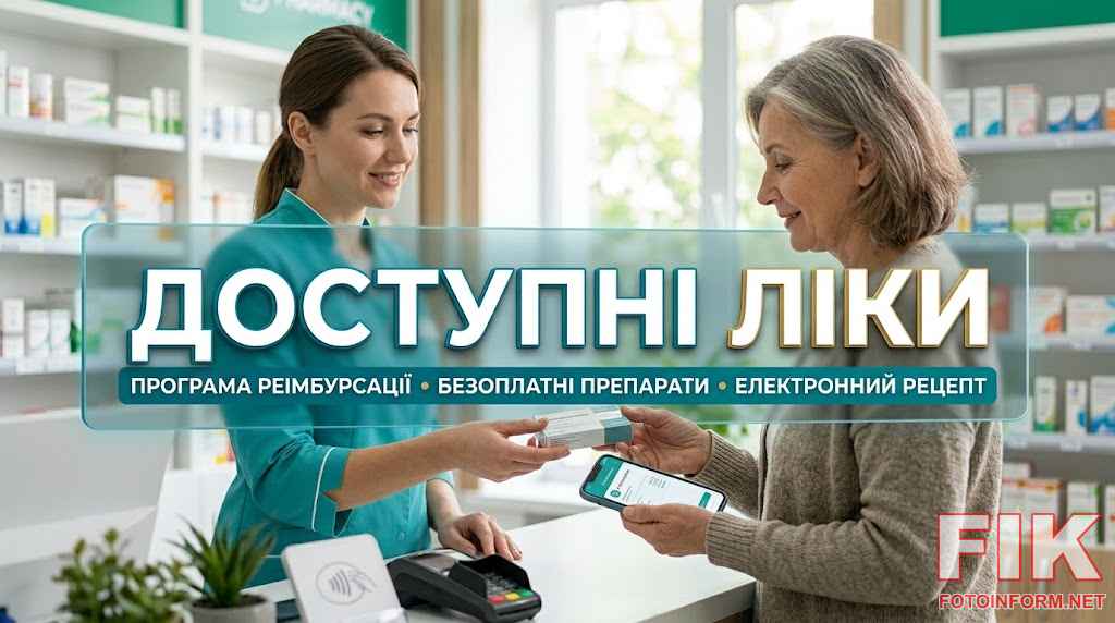 електронний рецепт на екрані смартфона за програмою Доступні ліки