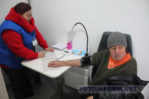 Мобільна амбулаторія у Кропивницькому відвідала місце компактного проживання ВПО (ФОТО)