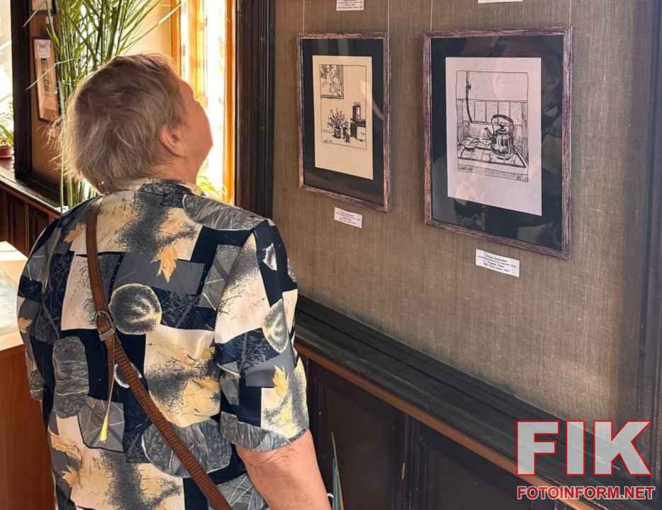 Відкриття персональної виставки графіки Оксани Самійленко РІДНЕ у музеї Осмьоркіна у Кропивницькому