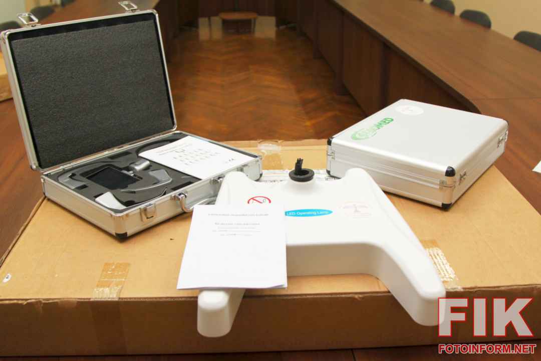 Передача медичного обладнання реанімаційному відділенню обласної дитячої лікарні у Кропивницькому, травень 2026.