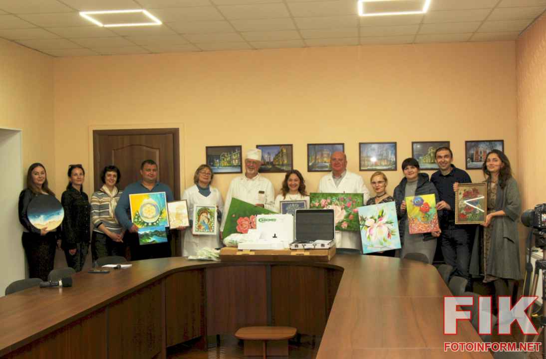 Передача медичного обладнання реанімаційному відділенню обласної дитячої лікарні у Кропивницькому, травень 2026.