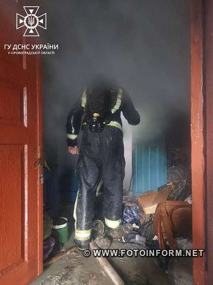 На Кіровоградщині під час ліквідації пожежі в будинку виявили тіло господаря
