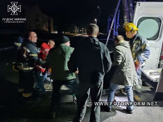 Кіровоградщина: на пожежі врятовано двох жінок