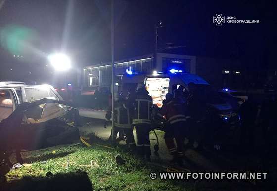 У центрі Кропивницького сталася ДТП, є постраждалий