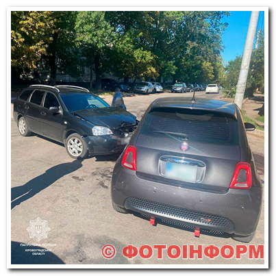 У Кропивницькому зіштовхнулися дві автівки (ФОТО)