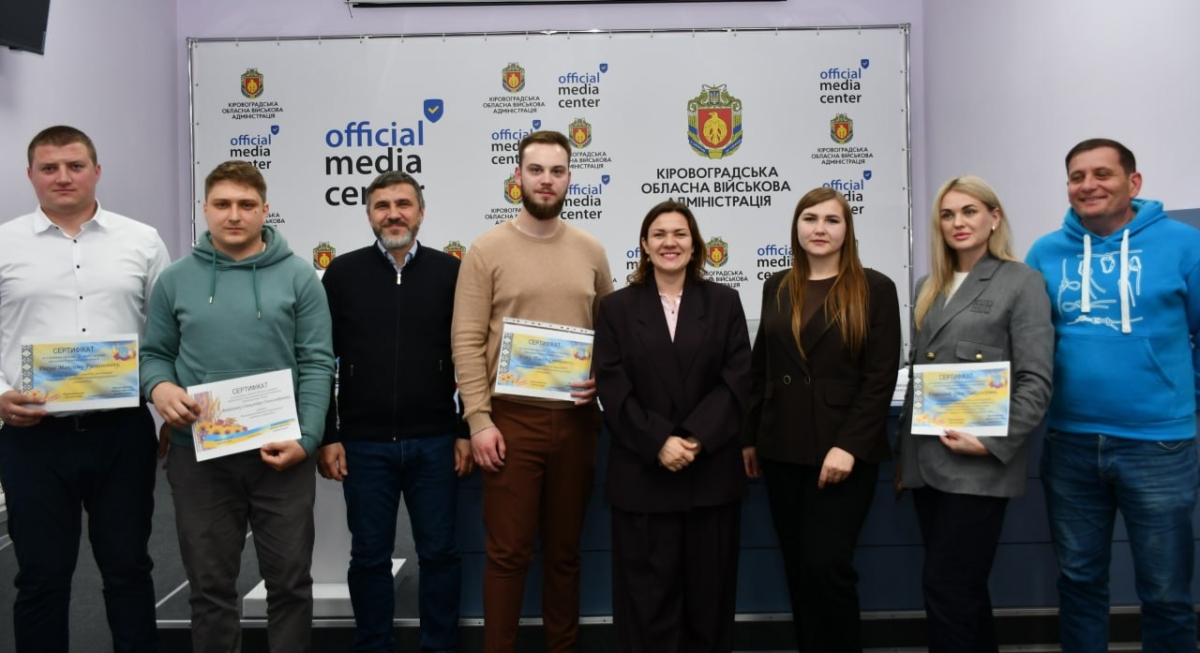Лауреати обласної премії молодим науковцям у Кропивницькому під час засідання комісії.