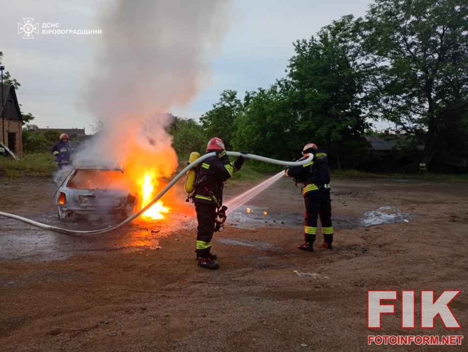 Рятувальники ДСНС Кіровоградської області ліквідовують пожежу