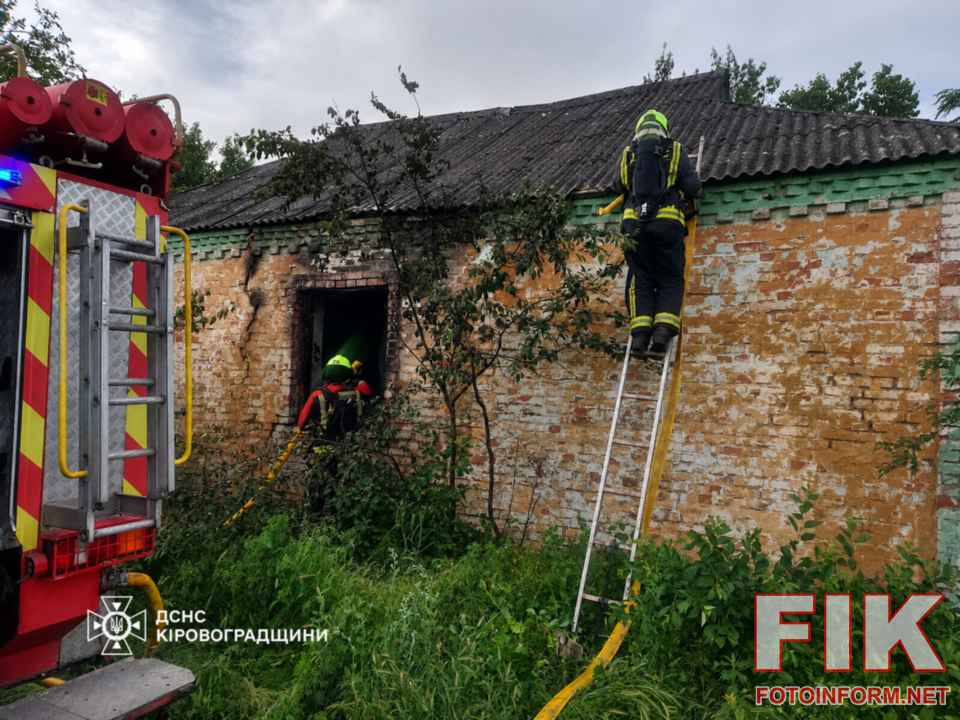 ліквідували пожежу перекриття та покрівлі одноповерхового житлового будинку.