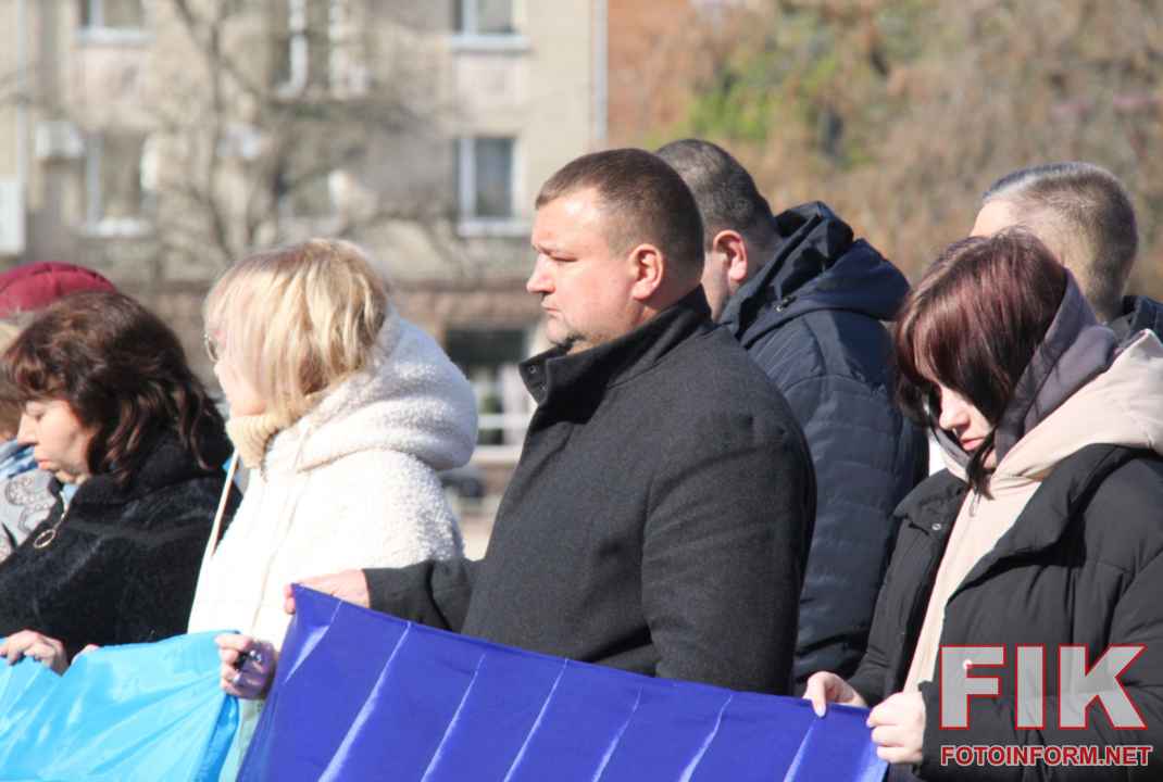 Церемонія прощання з загиблими військовими на площі Героїв Майдану в Кропивницькому,