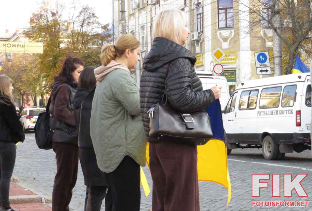 Прощання з загиблими Захисниками України на площі Героїв Майдану у Кропивницькому, фото Ігоря Філіпенка