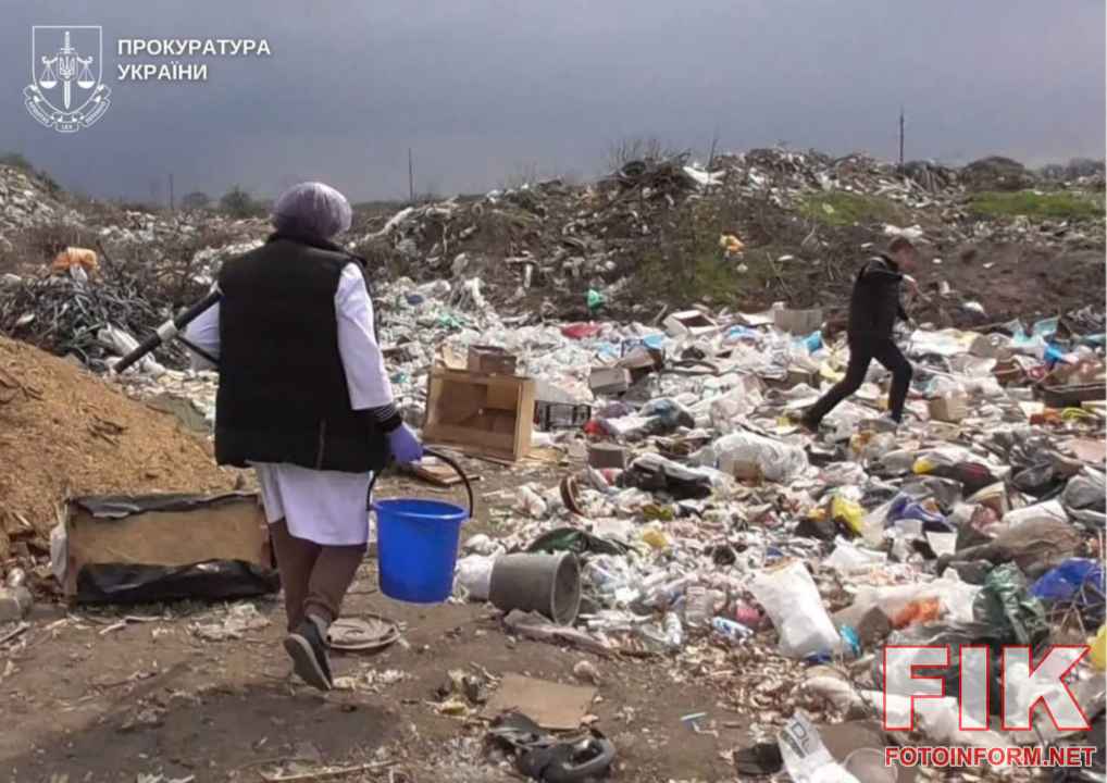Забруднення сільгоспземель сміттям у Богданівці на Кіровоградщині
