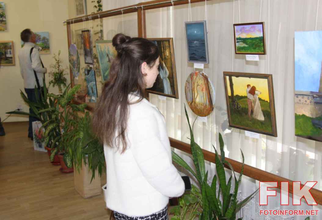 Відкриття виставки живопису Богдани Мікуляк у Кропивницькому, фото Ігоря Філіпенка