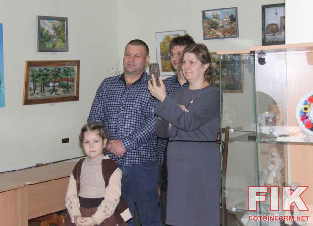 Відкриття виставки живопису Богдани Мікуляк у Кропивницькому, фото Ігоря Філіпенка