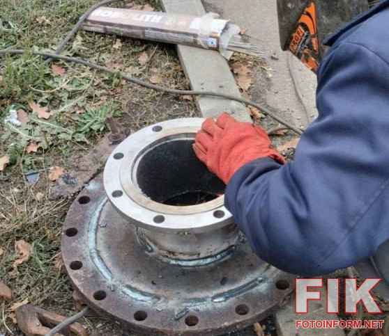 Ремонтні роботи водопроводу «Дніпро-Кіровоград» 20 жовтня